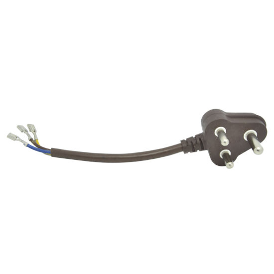 South Africa 3 Pin 16A 250V Power Supply Cord