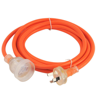 Rallonge robuste de 5m, australie, nouvelle-z&eacute;lande, oc&eacute;anie, 15a, 240V, 2400W, nominale Rcm, approuv&eacute;e 