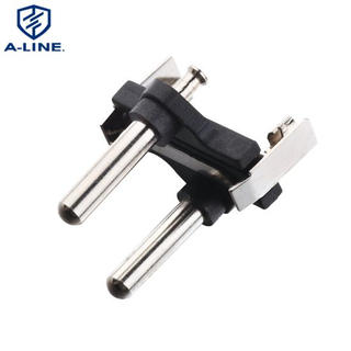 Conector AC 250 V cu 2 clavițe Inserții pentru mufe de alimentare (AL-414)