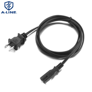 Cavo di alimentazione a 2 pin approvato UL di vendita calda con connettore C7