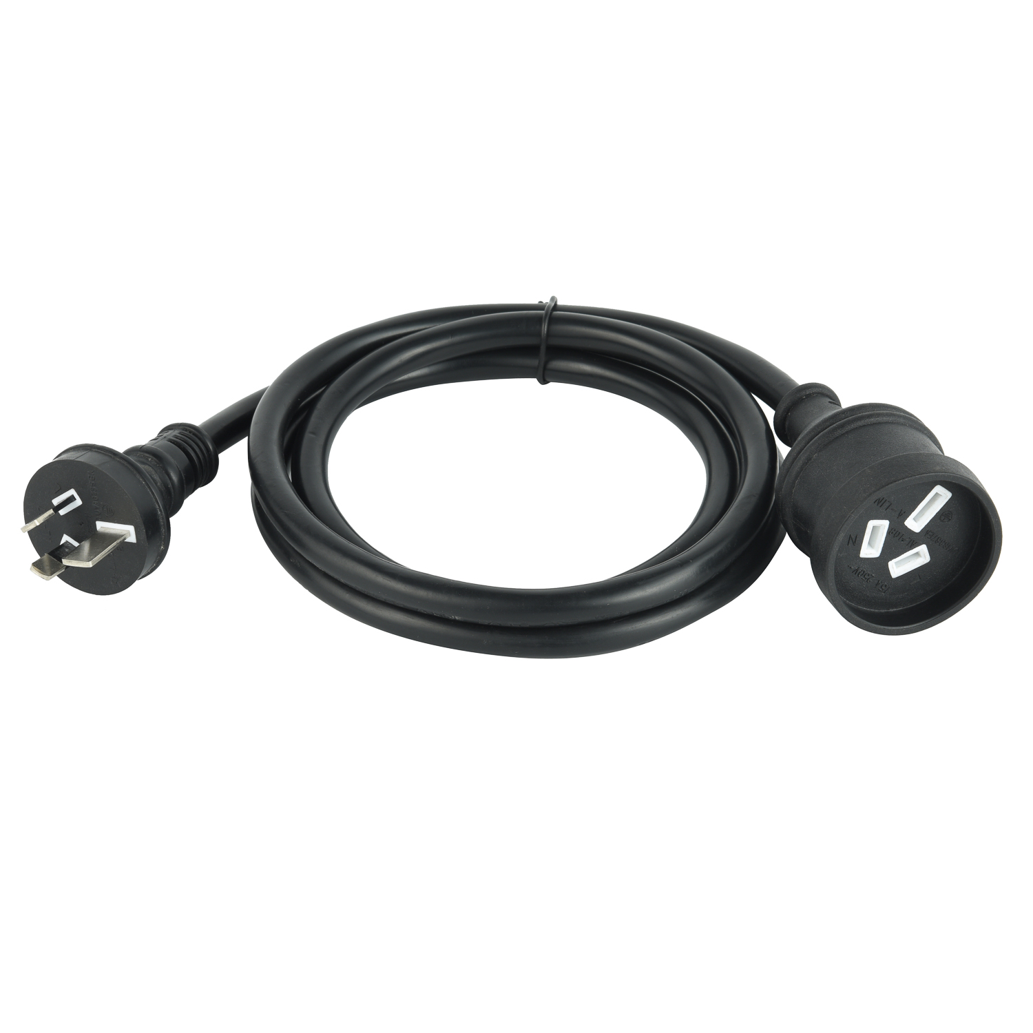 通常 10A H05VV-F 3*1MM2 オーストラリア製延長リード (SAA 認証付き)