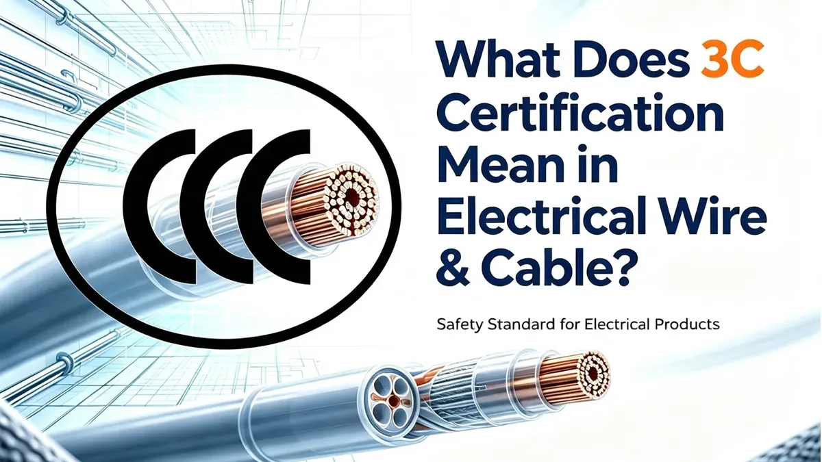 การรับรอง 3C หมายถึงอะไรในสายไฟและสายเคเบิล