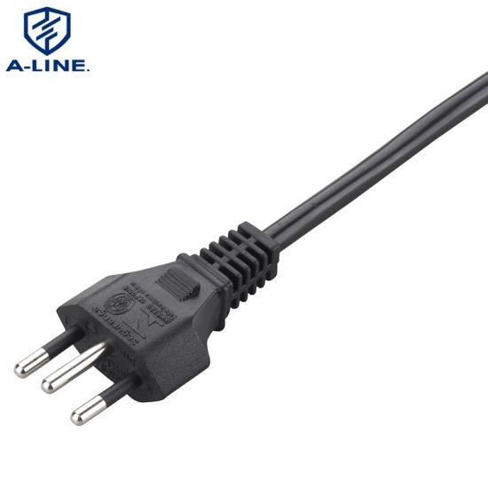 Brazil 10A 250V Two Pins AC Power Cord Factory