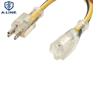 16AWG, 20 м, прозрачный удлинитель UL для наружного применения 