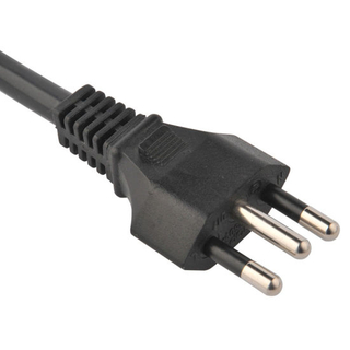 AC-Stromkabel mit 3-poligem Stecker, Brasil-Netzkabel f&uuml;r Haushaltsger&auml;te