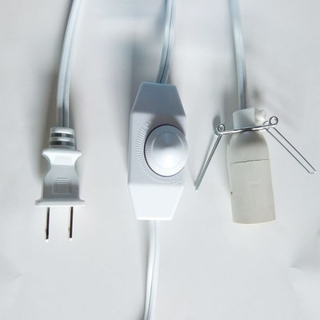 US-Lampen-Netzkabel mit Dimmerschalter