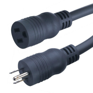 16awg 20M Us في الهواء الطلق 3 دبوس سلك تمديد الطاقة
