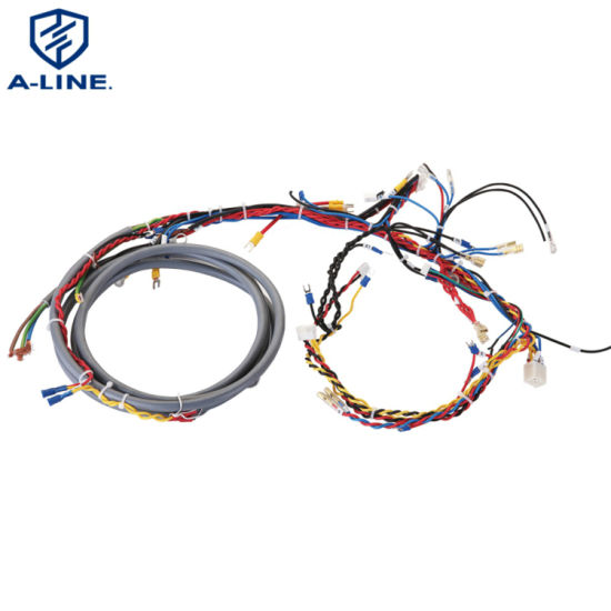 Str&aring;lkastare ledningsn&auml;t PVC-isolerad koppar Custom Wire Harness Leverant&ouml;r